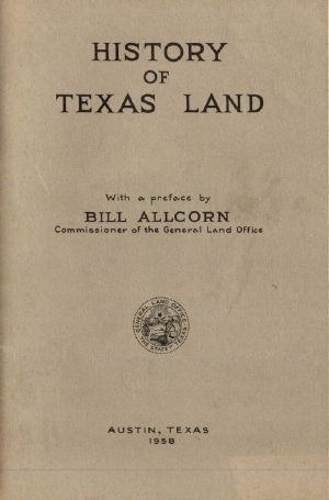 [Gutenberg 57544] • History of Texas Land